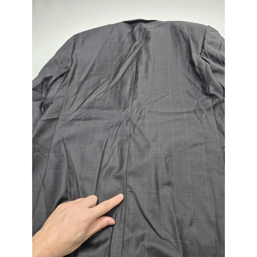 Roberto Zanieri Suit Jacket Mens 44R Wool Angelico Super 100s Italy NWT FLAW